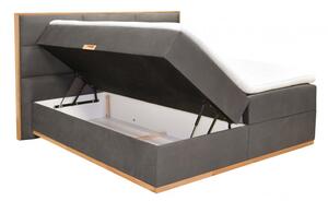 Čalouněná postel MAGNUM - šedá 180 × 200 cm