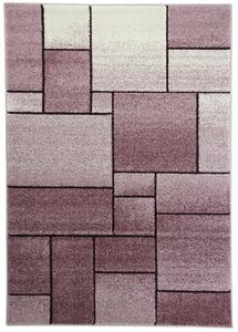 BADE Kusový koberec Fuji L158/6495 BARVA: Fialová, ROZMĚR: 60x110 cm