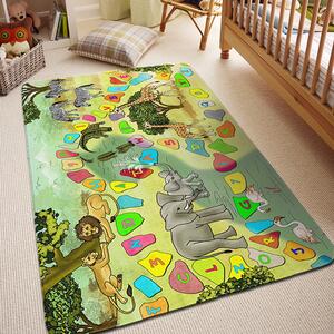VOPI Kusový koberec Safari BARVA: Vícebarevný, ROZMĚR: 76,5x117 cm