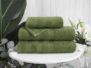 XPOSE® Froté ručník DEVON - zelený 50x90 cm