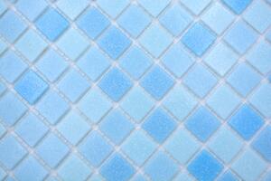 Skleněná mozaika 20x20mm modrý mix
