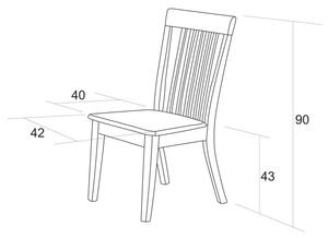 BRADOP Jídelní židle buková celodřevěná KLÁRA Z06