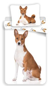 Jerry Fabrics Povlečení fototisk Basenji 140x200, 70x90 cm