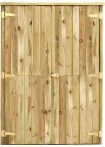 Zahradní kůlna na nářadí 123x50x171 cm impregnovaná borovice