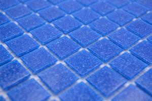 Skleněná mozaika 20x20mm modrá