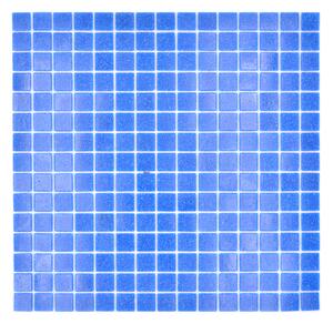 Skleněná mozaika 20x20mm modrá