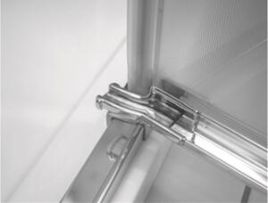 Sprchové dveře, Fantasy, 80x190 cm, chrom ALU, sklo Point, levé provedení
