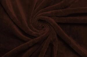 Stanex Mikroflanelové napínací prostěradlo čokoládové Rozměry: 180x200 cm