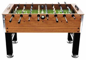 Stolní fotbal ocel 60 kg 140x74,5x87,5 cm světle hnědý a černý