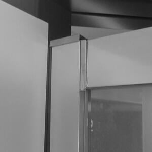 Mereo Sprchové dveře, LIMA, dvoudílné, zasunovací, chrom ALU, sklo Point Sprchové dveře, LIMA, dvoudílné, zasunovací, 100x190 cm, chrom ALU, sklo Poi…