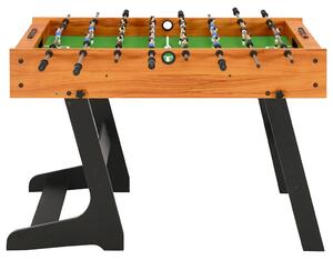 Skládací stolní fotbal 121 x 61 x 80 cm světle hnědý