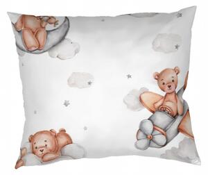 DADKA Povlečení bavlna Teddy Bear plane 140x200, 70x90 cm