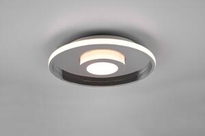 Kovové LED stropní svítidlo v leskle stříbrné barvě ø 40 cm Ascari – Trio