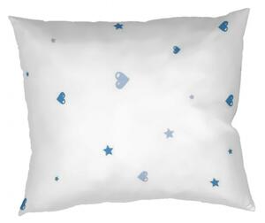 DADKA Povlak na polštář krep Sloni denim 40x50 cm