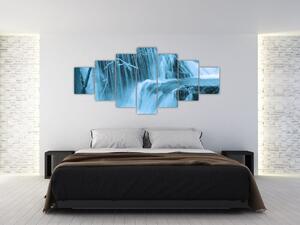Obraz - ledové vodopády (210x100 cm)