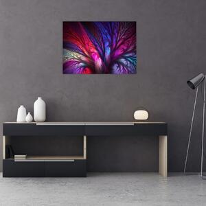 Abstraktní obraz stromu (70x50 cm)