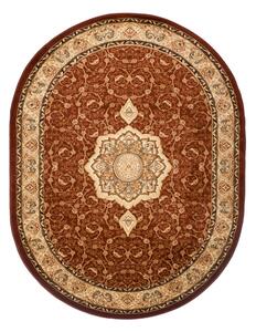 Makro Abra Oválný kusový koberec YESEMEK 5071A Hnědý Rozměr: 200x300 cm