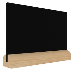 Allboards,Černá křídová oboustranná tabule na stůl - MALÁ - sada 10 kusů se stojany,KPL-MINI10