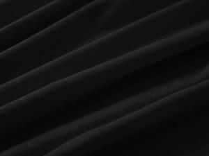 Biante Sametový kulatý ubrus Velvet Premium SVP-023 Černý Ø 110 cm