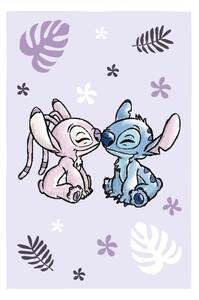 Jerry Fabrics Dětská fleecová deka Lilo a Stitch Purple 100x150 cm