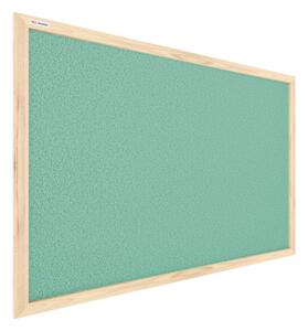 Allboards, korková tabule v dřevěném rámu 90x60 cm-MINT,TKMINT96D