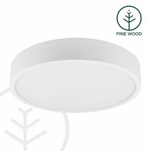 Stropní svítidlo NATURAL 5xE27/15W/230V pr. 47,5 cm borovice/bílá