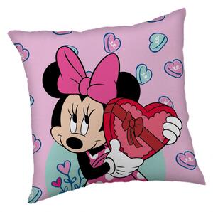 Jerry Fabrics Polštářek Minnie Purple 40x40 cm
