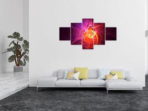 Moderní abstraktní obraz (125x70 cm)