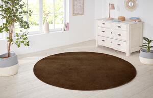 Hanse Home Collection koberce Kusový koberec Nasty 101154 Braun kruh - 200x200 (průměr) kruh cm