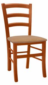Jídelní židle Stima PAYSANE LÁTKA – masiv, třešeň / béžová