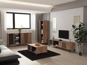 Kalune Design Sada nábytku do obývacího pokoje Lacin borovice Atlantic/antracit