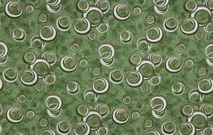 ITC Metrážový koberec Drops 24 BARVA: Zelená, ŠÍŘKA: 4 m