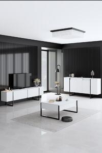 Kalune Design Sada nábytku do obývacího pokoje Luxe bílá/černá