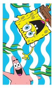 Carbotex Dětský ručník Sponge Bob Zábava v moři 30x50 cm