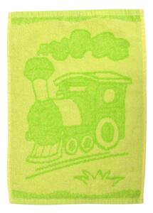 Profod Dětský ručník Train green 30x50 cm