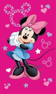 Jerry Fabrics Dětský ručník Minnie Pink 05 30x50 cm