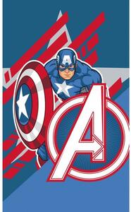 Carbotex Dětský ručník Avengers Kapitán Amerika 30x50 cm