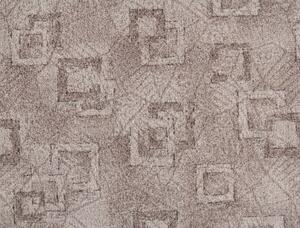 BALTA Metrážový koberec Bossanova 42 BARVA: Hnědá, ŠÍŘKA: 4 m