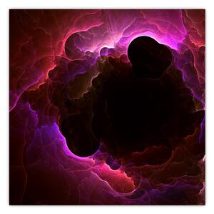 Obraz - abstrakce mraku (30x30 cm)