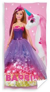 Carbotex Osuška Barbie a Jednorožec 70x140 cm