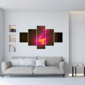 Obraz - abstrakce spirály (125x70 cm)