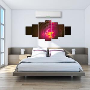 Obraz - abstrakce spirály (210x100 cm)
