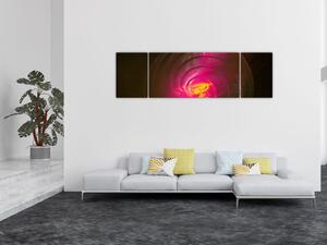 Obraz - abstrakce spirály (170x50 cm)