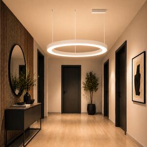 Immax NEO PASTEL SLIM Smart závěsné svítidlo 95 x 7cm 68W bílé Zigbee 3.0