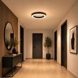 Immax NEO PASTEL SLIM Smart stropní svítidlo 60 x 7cm 53W černé Zigbee 3.0