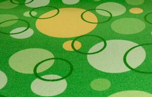 ASSOCIATED WEAWERS Metrážový koberec Expo New 25 BARVA: Zelená, ŠÍŘKA: 5 m