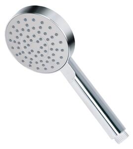 Mereo Sprchový set s tyčí, bílá hlavová sprcha a třípolohová ruční sprcha, bílý plast/chróm Varianta: Sprchový set s tyčí, hadicí, ruční a talíř. kul…
