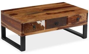 Konferenční stolek z masivního sheesham dřeva 90 x 50 x 35 cm