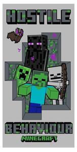 Jerry Fabrics Osuška Minecraft Hostile Behaviour 70x140 cm
