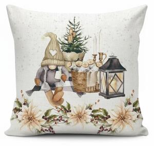 Forbyt Vánoční povlak Skřítek s lucernou CYH6060C 40x40 cm